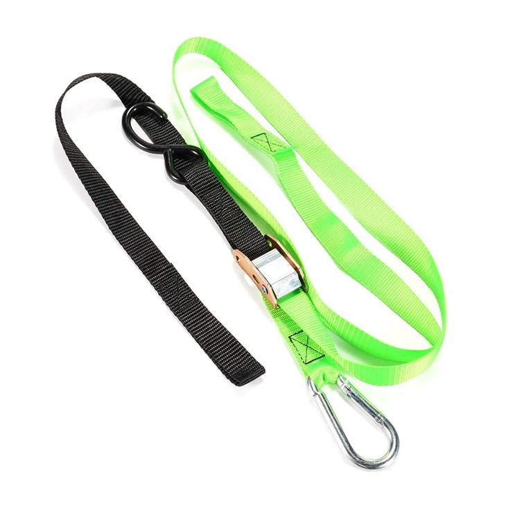 2pk 1 Inch Lashing Belt Motorcycle Tie Down Strap With Hooks