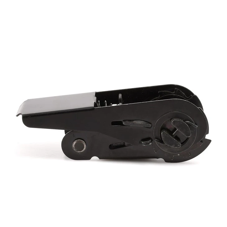 Manufacture 25mm Black E Coating Ratchet Buckle For Cargo Lashing